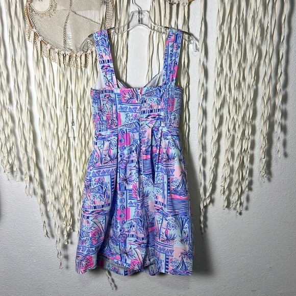 Lilly Pulitzer Cyndi Dress in Whisper Blue Yeah Bouy Size 2 - Picture 8 of 15